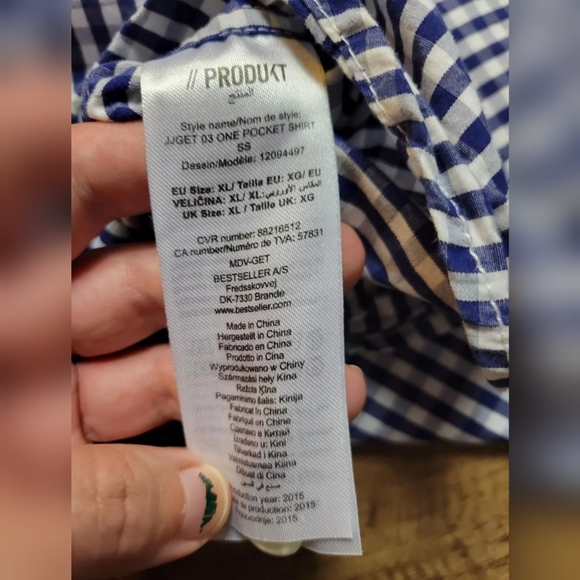 Produkt gingham short sleeve button down shirt - Picture 7 of 12